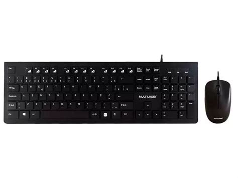 Kit Teclado e Mouse Multilaser Multimídia Slim TC240 USB HARDSTORE