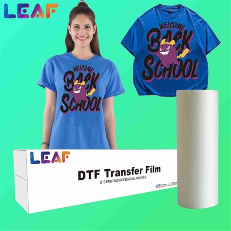 Leaf DTF Film Hot Cold Peel For Heat Transfer Printing Machine China