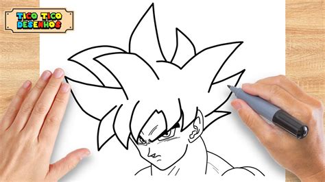 COMO DESENHAR O GOKU INSTINTO SUPERIOR PASSO A PASSO YouTube