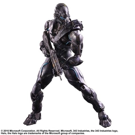 Halo Guardians Spartan Locke Play Arts Action Figure Ikon