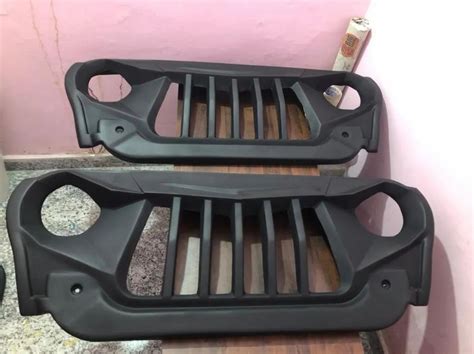 Fibre Black Mahindra Thar front grill at Rs 7000 in Faridabad | ID: 24591845048