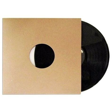 Pack Brown Kraft Cardboard Chipboard Sleeves Jackets Lp Vinyl