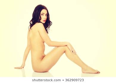 Beautiful Naked Slim Woman Sitting Stock Photo 357435239 Shutterstock
