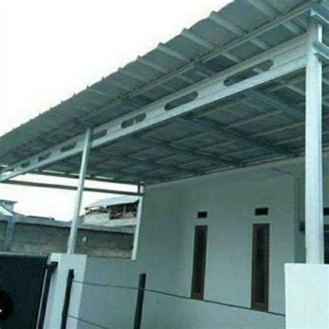 Jual Kanopi Atap Spandek Pasir Rangka Baja Ringan Untuk Penutup Carport