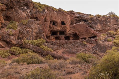 Poblado Aborigen Cuevas Del Jerez Telde Gran Canaria Julio