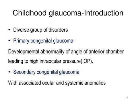 Ppt Introduction And Classification Of Glaucoma And Congenital Glaucoma Powerpoint