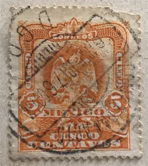 TIMBRE ARMOIRIES 5 Centavos De 1903 N 193 TRES RARE EUR 100 00