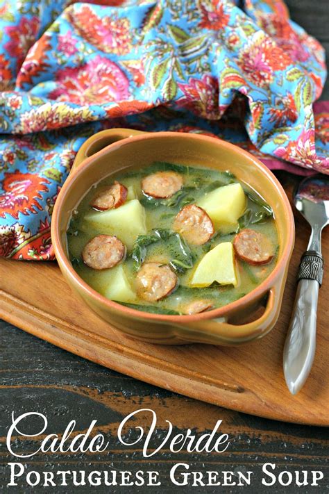 Caldo Verde Soup Portuguese Green Soup