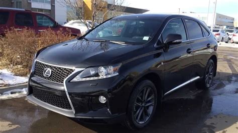 2014 Lexus Rx 350 Awd F Sport Series 2 Review Black On Black Edmonton