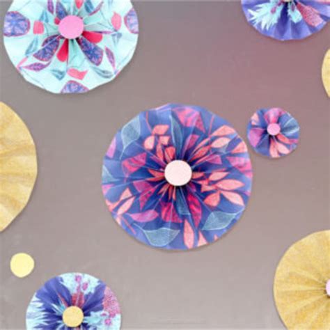 Diy Une D Co Murale De Rosaces En Papier Oui Are Makers