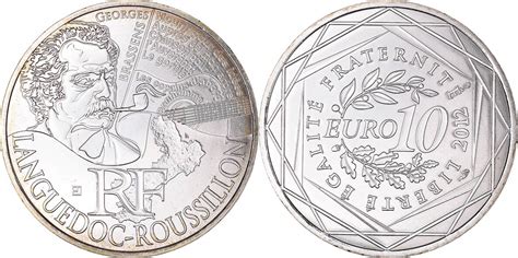 Frankreich Euro A Paris Languedoc Roussillon Stgl Silber