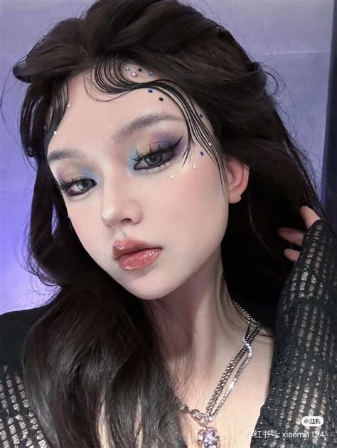 Ulzzang ֙⋆ 𔘓 Nghệ Thuật Trang điểm Mắt Ý Tưởng Trang điểm Tóc Và