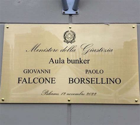 Aula Bunker Dedicata A Falcone E Borsellino Cosa Nostra Decapitata