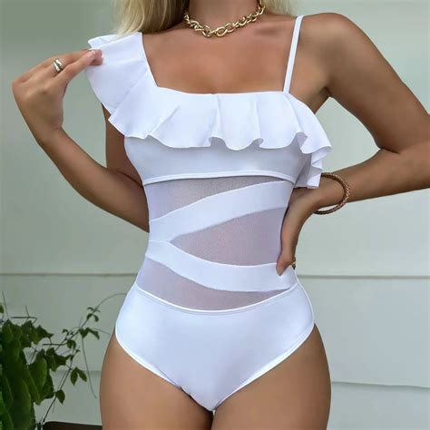 Ykohkofe One Piece Swimsuit Women Tummy Control Bathing Suit Sexy