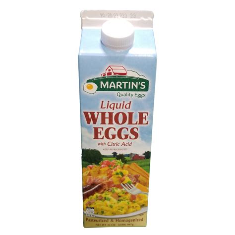 Whole Liquid Egg 15/2# -Martin's - Martin's Quality Eggs