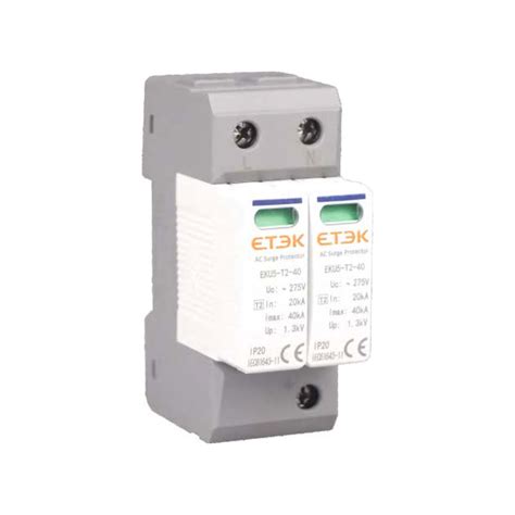 Eku5 T2 40 Surge Protection Device Type 2 Imax 40ka Etek Electrical