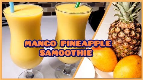 Mango Pineapple Smoothie Mcdonald S Style Recipe Boba Recipe Youtube