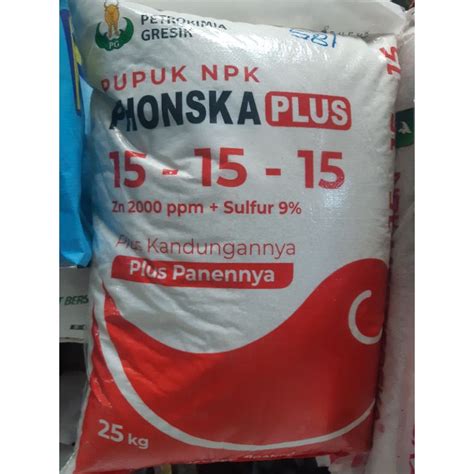 Jual Pupuk Phonska Plus Pupuk NPK Ponska Plus 15 15 15 Repack 1KG