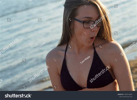 Bikini Girl Glasses Stock Photo 1085518859 Shutterstock