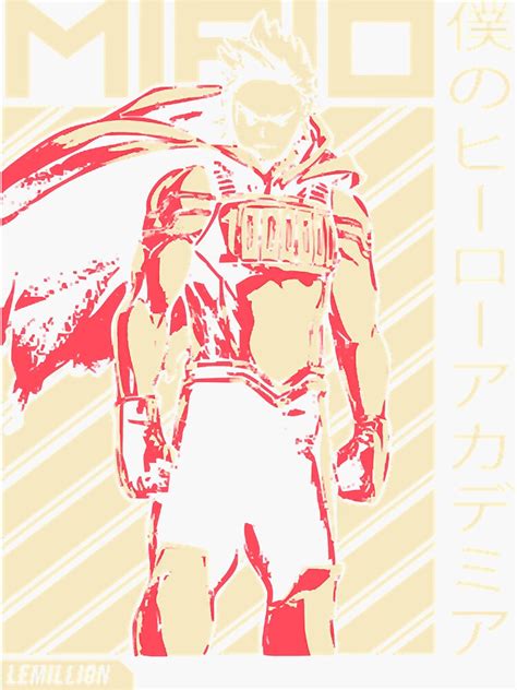 Mirio Togata Lemillion My Hero Academia Anime T Tshirt Sticker