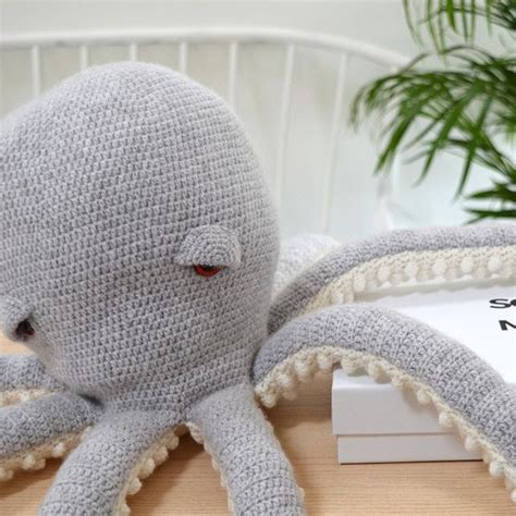 Große Amigurumi Octopus häkeln Kit Oktopus Häkelmuster Crochet Kit