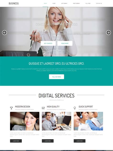 Business HTML Template - Business - Website Templates - DreamTemplate