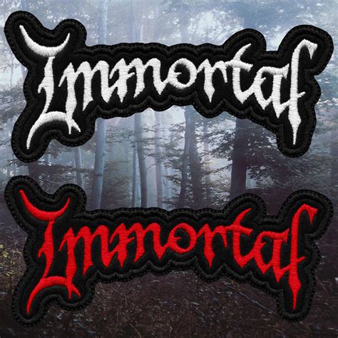 Embroidered Patch Immortal - Logo