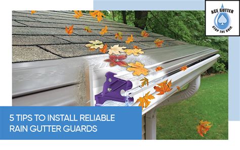 Tips To Install Reliable Rain Gutter Guards Authought