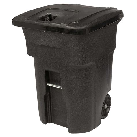 Toter Bear Tough 96 Gallon Outdoor Garbage Can With Wheels And Locking