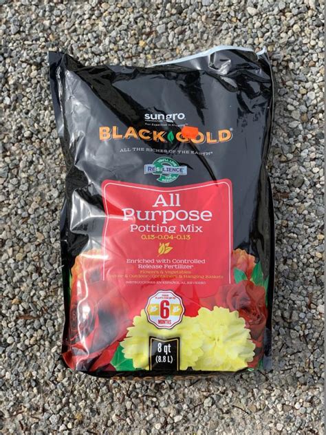 Graf's Garden Shop - Black Gold Potting Soil All Purpose 8 Quart