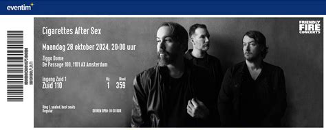 Tickets Voor Cigarettes After Sex Bestel Je Bij Eventim Nl D Online Ticketshop