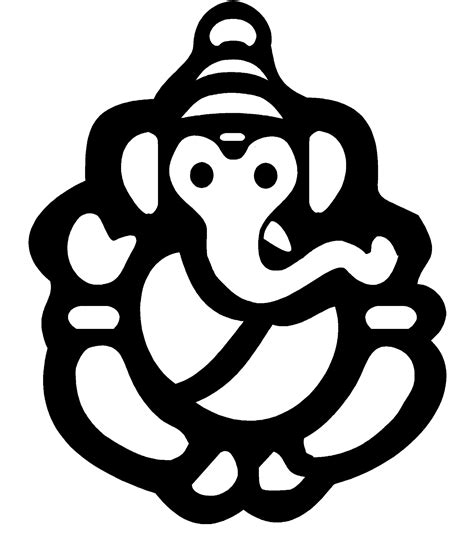 Free Ganesha Outline Download Free Ganesha Outline Png Images Free