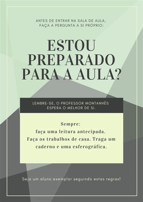 Cartaz Sala De Aula - Modelos de cartaz para sala de aula