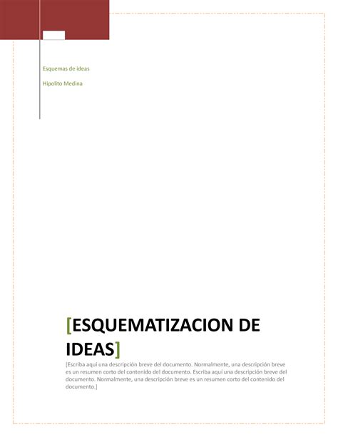 Ingles Iv Unidad I Esquematización De Ideas A Esquemas De Ideas