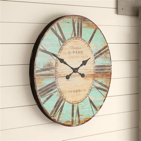 Large Decorative Farmhouse Style Wall Clocks – Extra Large Clocks ...