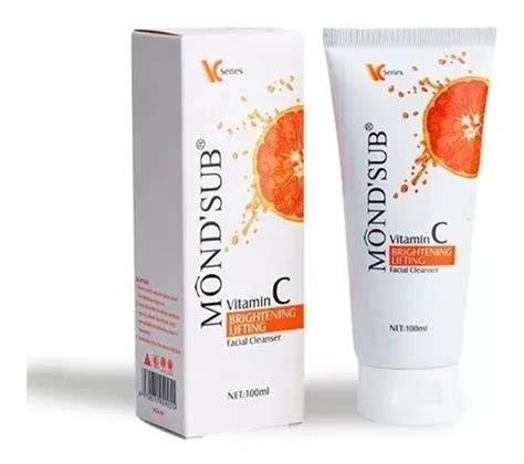 Pack 10 Limpiador Facial Iluminador Vitamina C Mondsub 100ml Cuotas