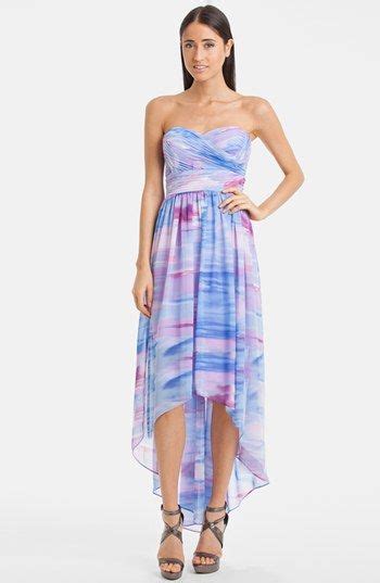 Js Boutique Strapless Highlow Dress Nordstrom High Low Dress