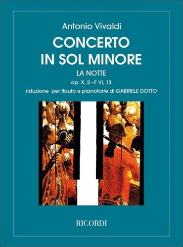 Antonio Vivaldi Concerto In Sol Minore Op 10 No 2 Rv 439 Per