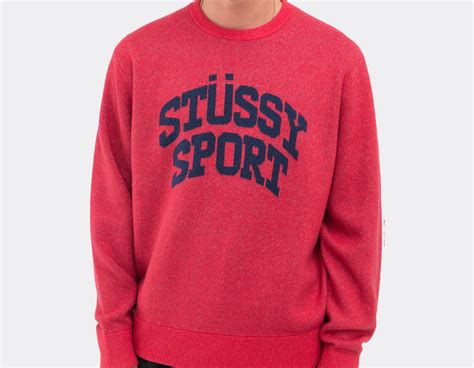 Stussy Sport Sweater Red 117104