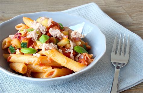 Penne Met Tonijn En Tomatensaus Project Gezond