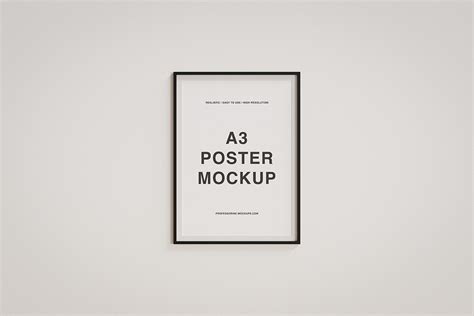 A3 Poster Mockup Set Behance