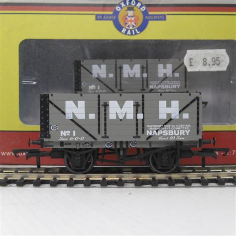 OR76MW7031 7 Plank Mineral Wagon Napsbury Hospital Cmtts No.1 - UK