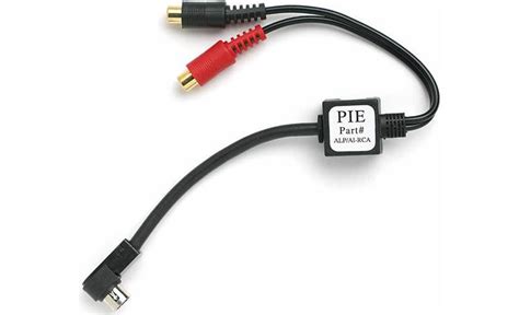 P.I.E Aux Input Adapter For Alpine Auxiliary input adapter for Alpine ...