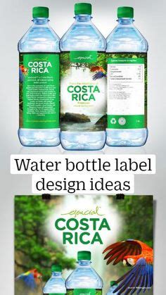 53 Best Water Bottle Label Shape Design Inspiration ideas in 2023 | water bottle label design ...