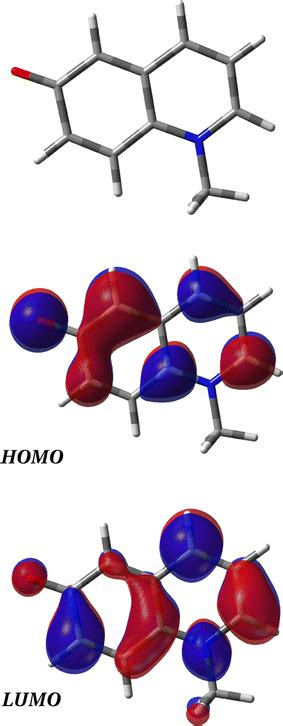 Mq Structure Representation Up Homo Mid And Lumo Bottom Contours