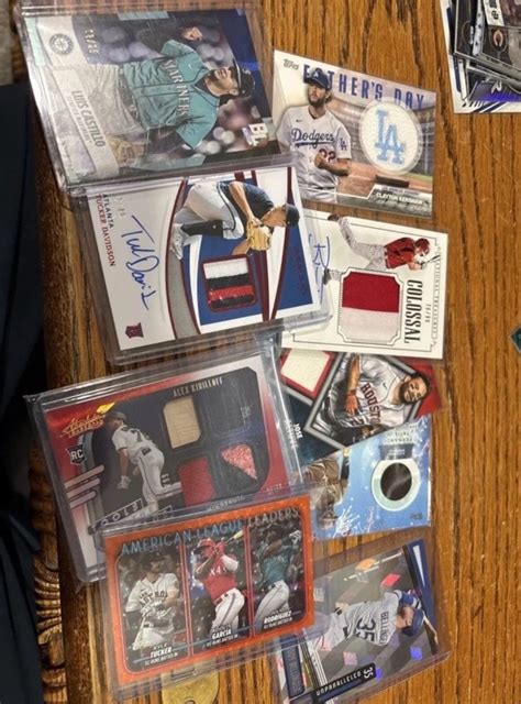 MLB BASEBALL Card Mystery Hot Pack 10 Cards 1 Hit One Auto Mem Numbered Per EBay