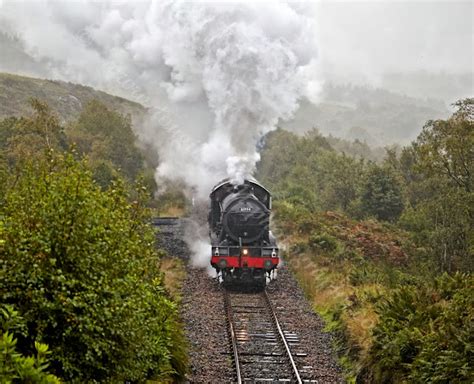 Dougie Coull Photography Wet Day On The West Highland Railway Line