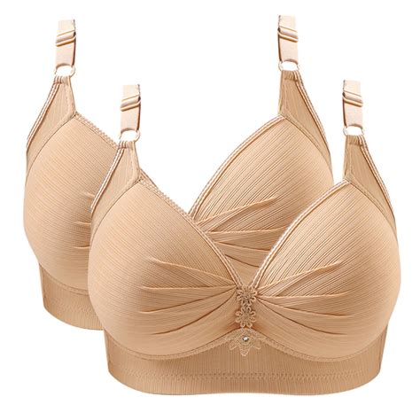 Mallwal Full Coverage Wirefree Bra Women Back Smoothing Bra Feature V Neck Longline Bra Style W