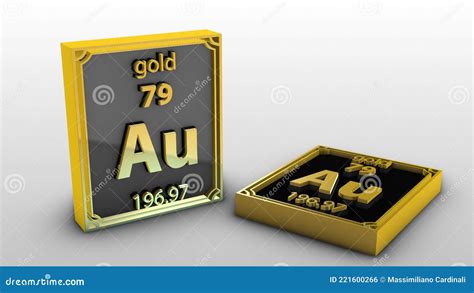 Periodensystem Der Elemente Gold Au Stock Footage Video Von Diagramm