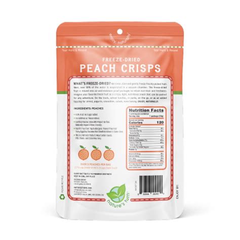 Freeze Dried Peach Crisps 34g 1 20oz 6 Pack 6 Pack 1 20 Oz Each